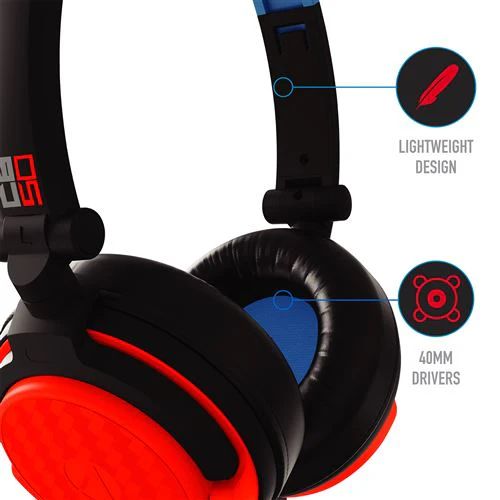 Auscultadores Stealth C6-50 | Nintendo Switch - Azul | Vermelho - Image 3