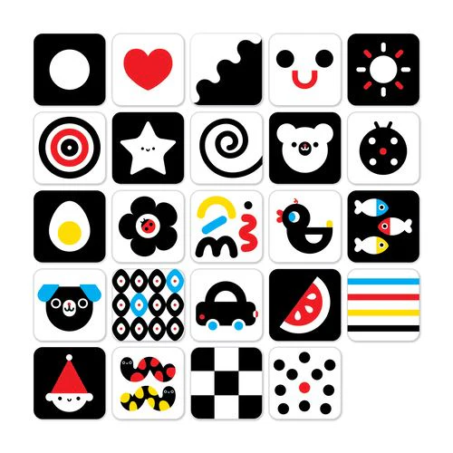 High Contrast Baby Cards Step 1 - Banana Panda - Image 2