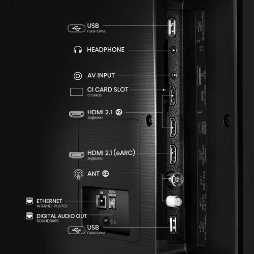 Smart TV Hisense 65" UHD 4K 65A6N - 165 cm - Image 12