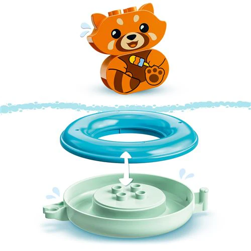 LEGO DUPLO 10964 Hora do Banho Divertido: Panda Vermelho Flutuante - Image 6