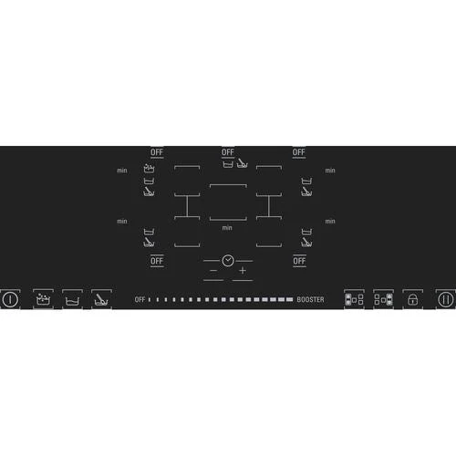 Placa de Indução Hotpoint KIF 952 BXLD B | Elétrica | 86 cm | 5 Zonas | Preto - Image 2