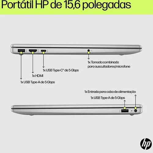 Computador Portátil HP 15-fd0069np | 15.6" | i5-1334U | 16GB | 512GB SSD - Image 2