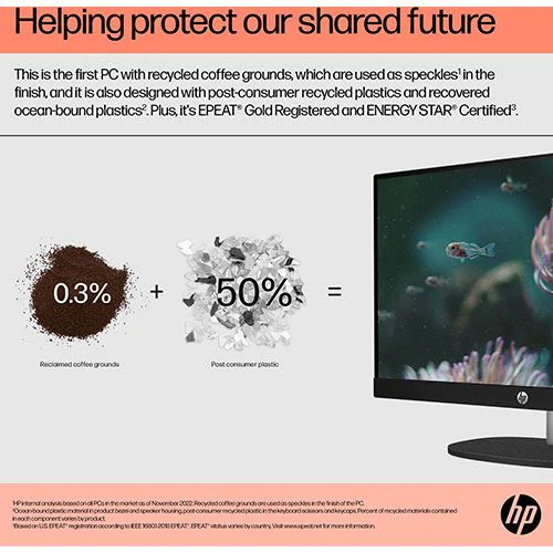 Desktop All in One HP 24-cr0019np | 23.8'' | Ryzen 5 7520U | 16GB | 512GB SSD - Image 7