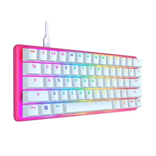 Teclado Gaming HyperX Alloy Origins 60 RGB - Layout US - Branco - Image 2