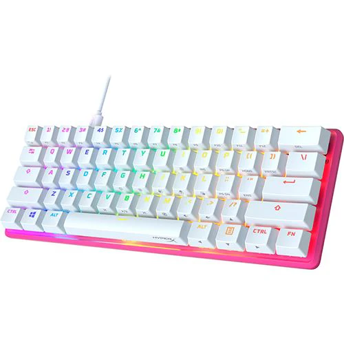 Teclado Gaming HyperX Alloy Origins 60 RGB - Layout US - Branco - Image 3