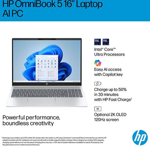 Computador Portátil HP OmniBook 5 16-ba1005np | 16" | Intel® Core™ 7 150U | 32GB | 1TB SSD - Image 8