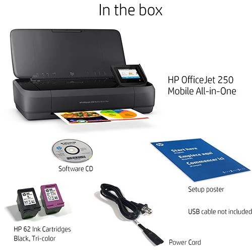 HP OfficeJet 250 Mobile AiO Wi-Fi - Preto - Image 6