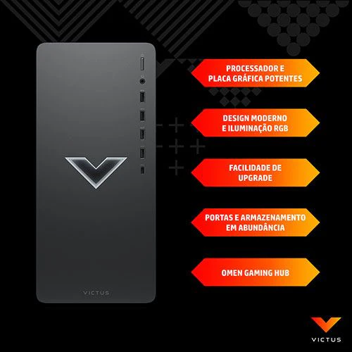 Desktop Gaming Victus by HP 15L TG02-2005NP | GeForce RTX™ 4060 | i5-14400F | 16GB | 512GB SSD - Image 5