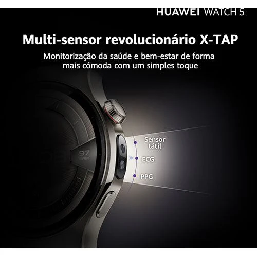 Huawei Watch 5 42mm - Titanium White - Image 4