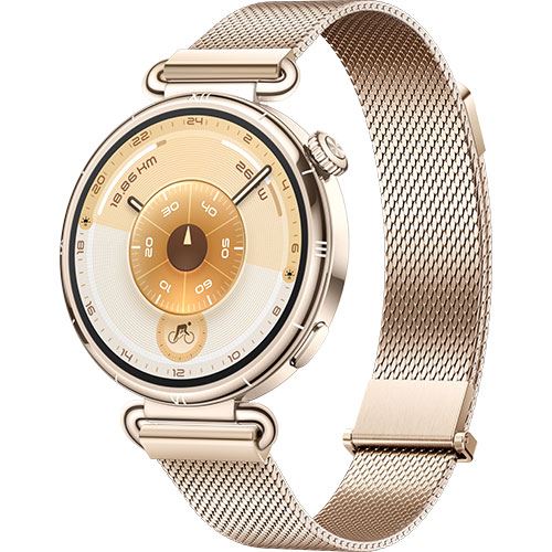 Huawei Watch GT6 - 41mm - Dourado | Bracelete Malha Milanesa Dourado