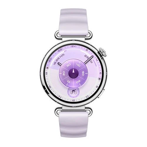 Huawei Watch GT6 - 41mm - Prateado | Bracelete Fluoroelastómero Lílas - Image 2