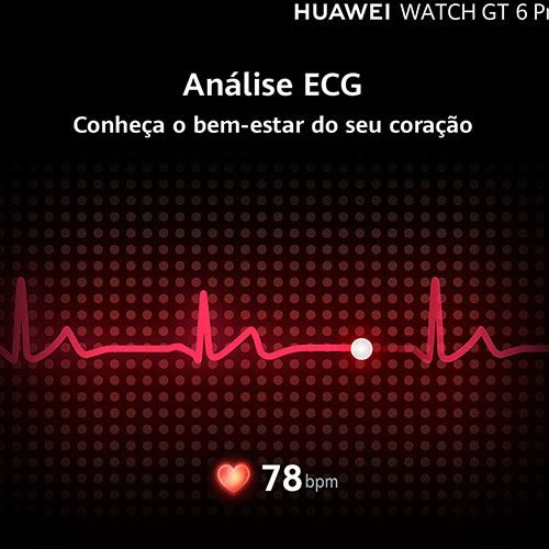 Huawei Watch GT6 Pro - 46mm - Prateado | Bracelete de Tecido Compósito Castanho - Image 7