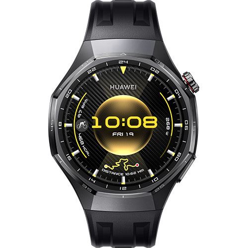 Huawei Watch GT6 Pro - 46mm - Preto | Bracelete Fluoelastómetro Preto - Image 2