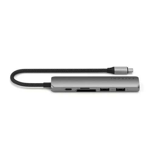 Hub Adaptador 6-em-1 USB-C Slim Multiportas Satechi ST-P6SM - Image 2
