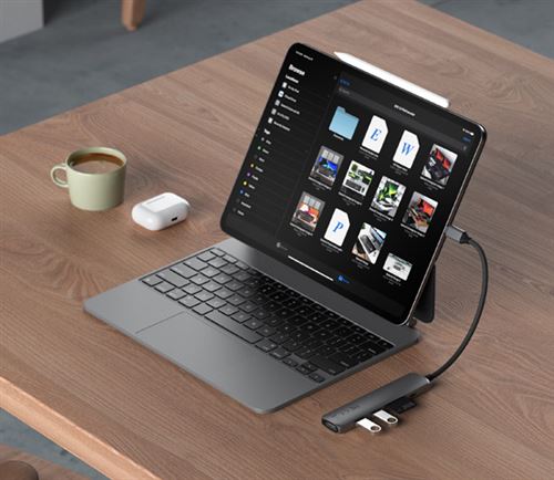 Hub Adaptador 6-em-1 USB-C Slim Multiportas Satechi ST-P6SM - Image 5