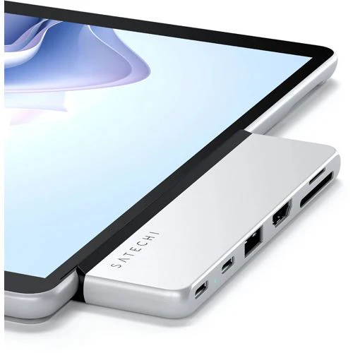 Hub Adaptador Satechi ST-HSP9P Dual USB-C 6 Portas para Surface Pro 9/10/11 - Image 5