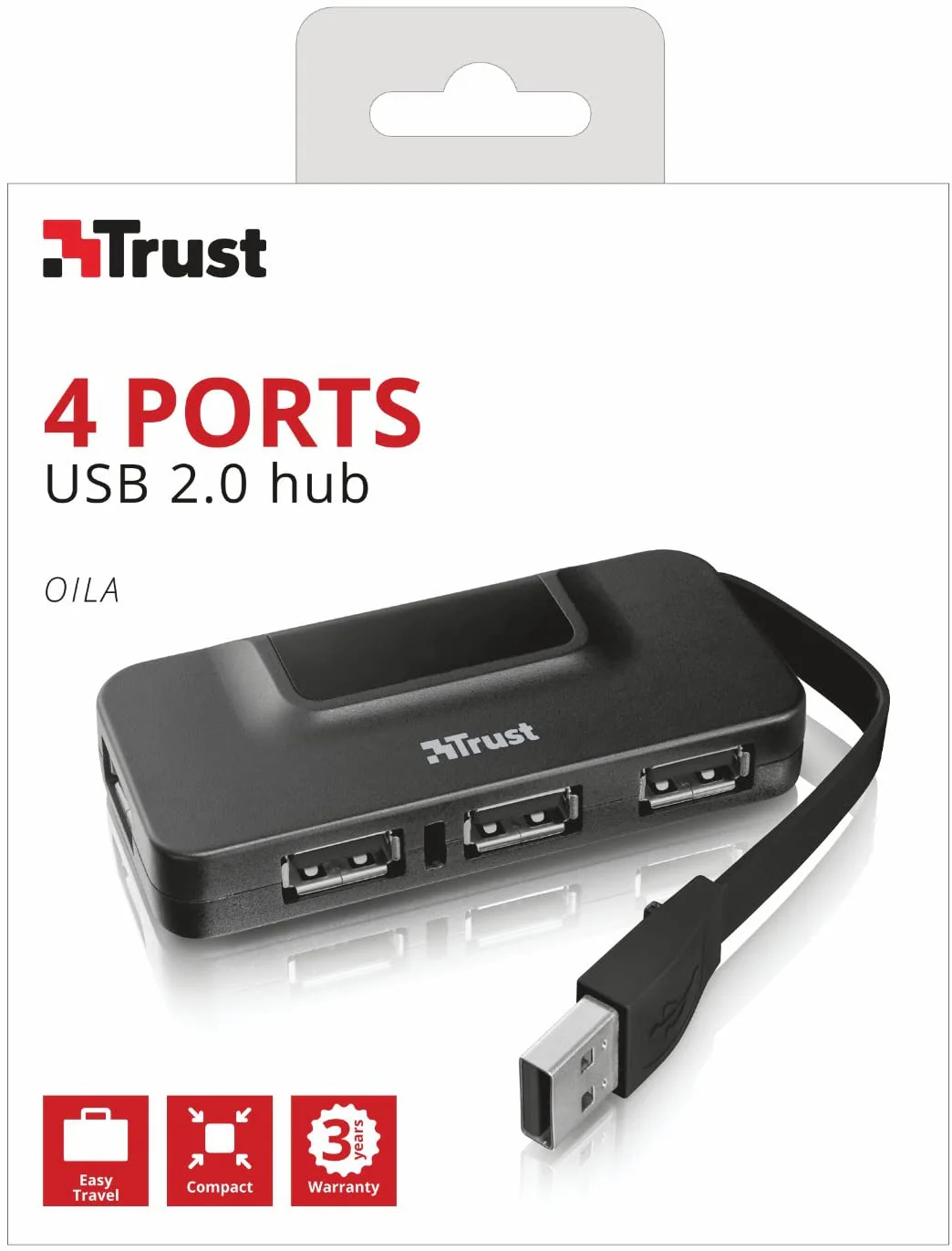 Hub USB 2.0 Trust Oila 4 Portas - Image 7