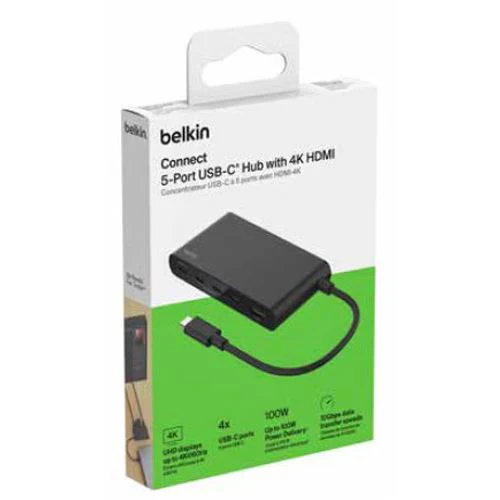 Hub USB-C 5 em 1 + HDMI Belkin Connect - Space Gray - Image 6