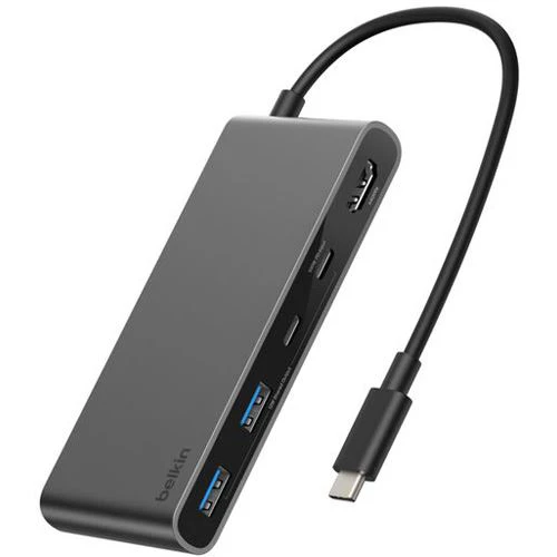 Hub USB-C 7 em 1 Belkin Connect - Space Gray - Image 2