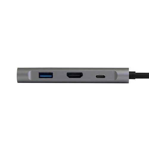 Hub USB-C Accsup 9 em 1 100W - Cinzento Escuro - Image 3