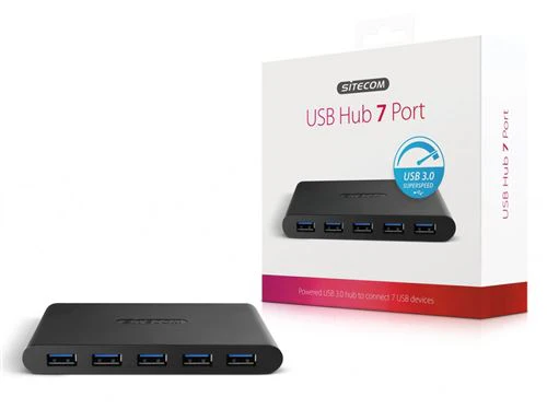 Hub USB Sitecom USB 3.0 7 Portas (00157518) - Image 2