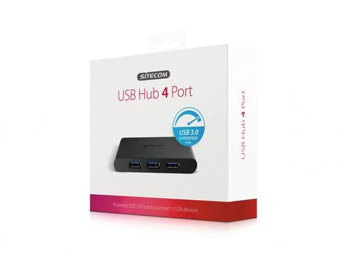 Hub USB Sitecom USB 3.0 Hub 4 Portas 00157529 - Image 2
