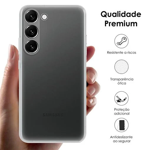 Capa Icoveri para Samsung Galaxy S23  - Transparente - Image 2