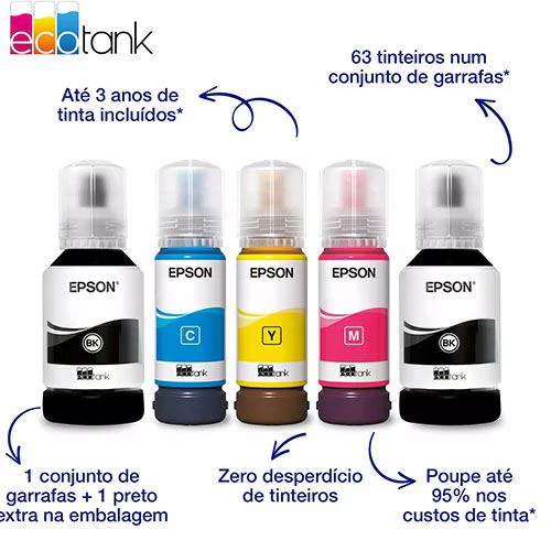 Impressora Multifunções Epson EcoTank ET-3956 - Image 3