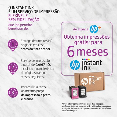 Impressora Multifunções HP Jato de Tinta Deskjet 4130e | Cores | A4 | Wi-Fi | USB | Instant Ink | 26Q93B - Image 3