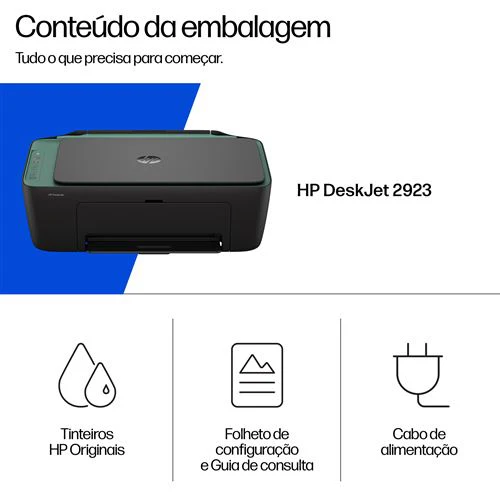 Impressora Multifunções HP HP DeskJet 2923 - Wi-Fi - Image 9