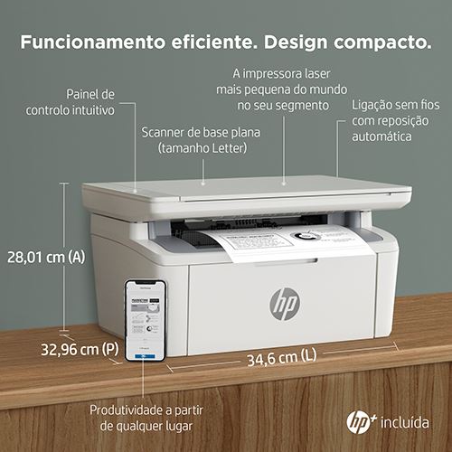 Impressora HP LaserJet MFP M140we Printer 7MD72E - Image 7