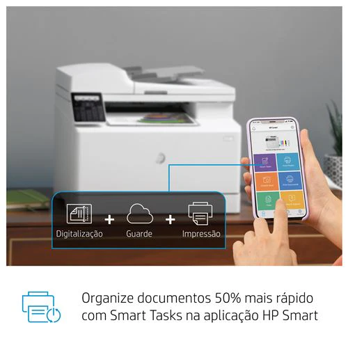 Impressora Multifunções HP Color LaserJet Pro M188fw - Wi-Fi - Image 7