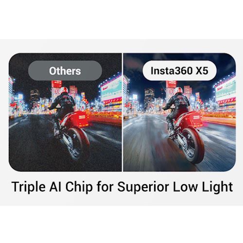 Action Cam 360º Insta360 X5 - Standard Bundle - Preto - Image 13