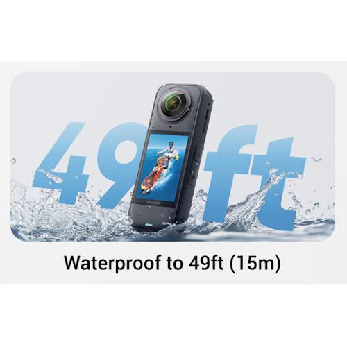 Action Cam 360º Insta360 X5 - Standard Bundle - Preto - Image 9