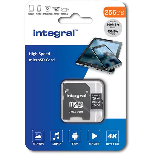 Cartão de Memória MicroSDXS Integral - 256GB - Image 3
