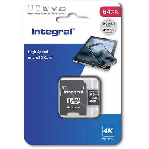 Cartão de Memória MicroSDXS Integral - 64GB - Image 3