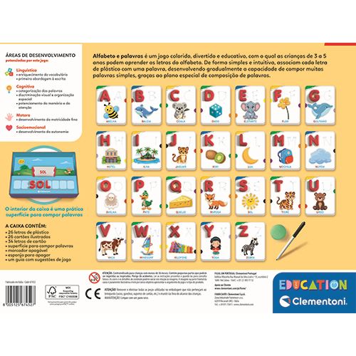 Jogo Alfabeto e Palavras - Education Clementoni - Image 6