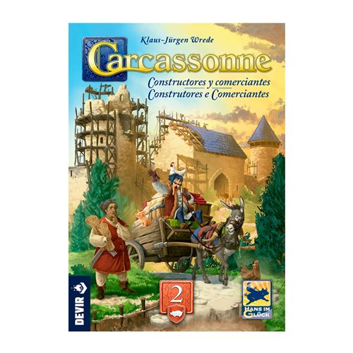 Jogo Carcassonne Expansão 2: Construtores e Comerciantes - Devir - Image 2