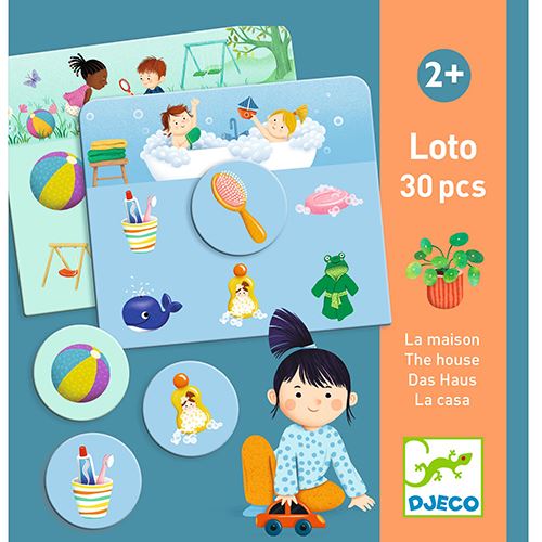 Jogo de Loto e Memória: A Casa - 30 Peças - Djeco - Image 2