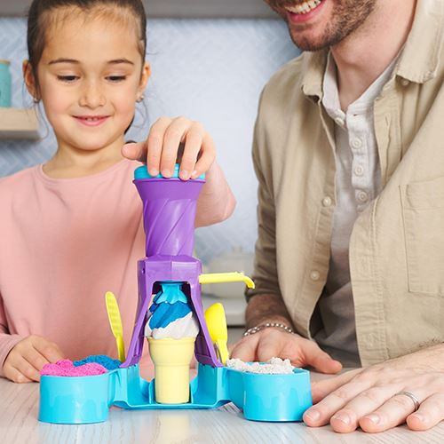 Jogo de Plasticina Kinetic Sand - Máquina de Gelados - Spin Master - Image 6