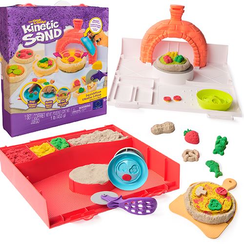 Jogo de Plasticina Kinetic Sand - Squish Pizza - Spin Master - Image 2