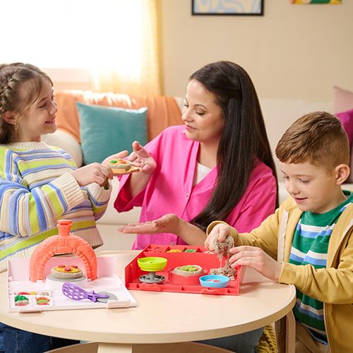 Jogo de Plasticina Kinetic Sand - Squish Pizza - Spin Master - Image 6