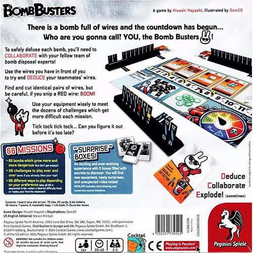 Jogo de Tabuleiro Bomb Busters - Versão Inglesa - Pegasus Spiele | Divercentro - Image 3