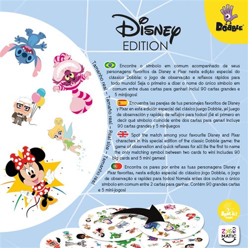 Jogo de Tabuleiro Dobble Disney Edition - Zygomatic - Image 2