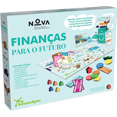 Jogo de Tabuleiro Finanças Para o Futuro - STEAM - Science4you - Image 2