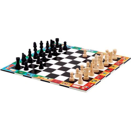 Jogo de Tabuleiro Xadrez-Damas - Djeco - Image 2
