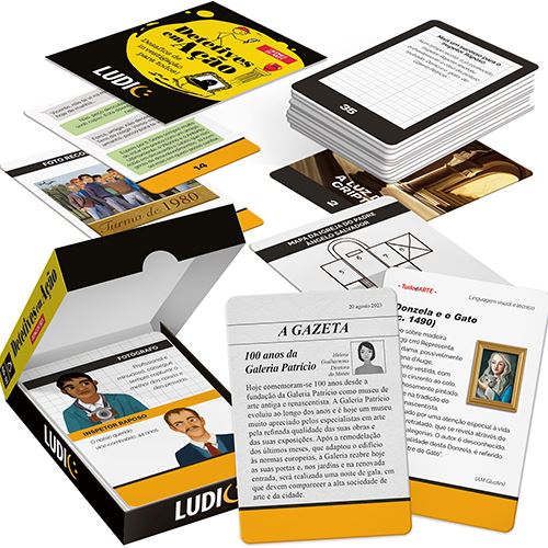 Jogo Detetives em Ação - Crimes de Arte - Ludic | Sig Toys - Image 2