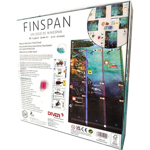 Jogo Finspan - Um Jogo de Wingspan - Versão em Portugês - Stonemaier Games | Divercentro - Image 2