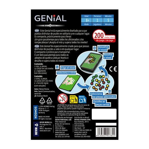 Jogo Genial - Brain Game - Devir - Image 5