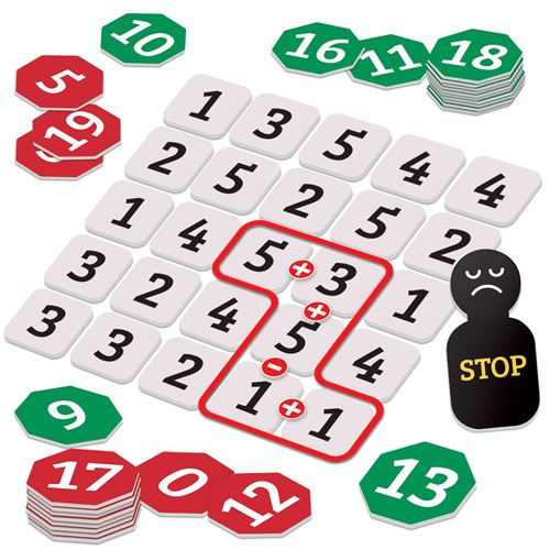 Jogo Labirinto dos Números - Cálculo e Velocidade Mental - Ludic | Sig Toys - Image 2